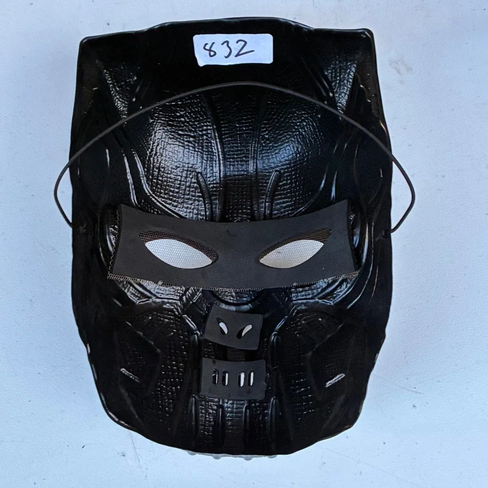 Marvel Black Panther Killmonger Costume Mask Kids Halloween Cosplay